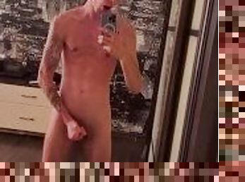 masturbation, gay, juckande, stripp, sprut, ensam, twink