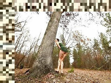 Nature Tinkle  Pawg in the Woods  PEE