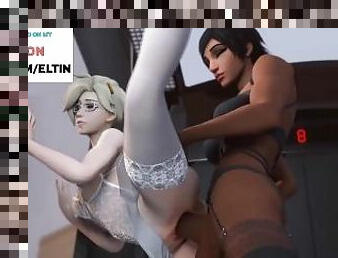 Futanari Symmetra Hard Fucking And Sweet Cum In Elevator  Exclusive Futa Hentai Overwatch 4k 60fps