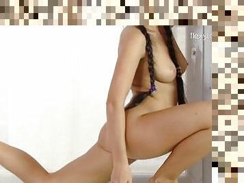 Tonya Bellucci big tits shaved pussy flexible teen