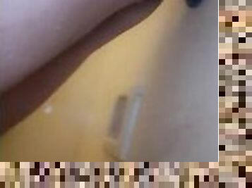 Slut Using Dildo in the shower