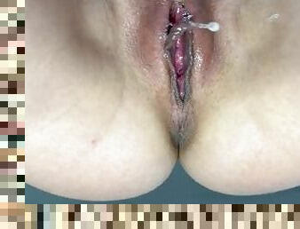 schoolgirl 69 masturbate clitoris fingering dripping wet juicy pussy closeup