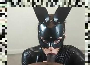 Sexy Latex CatWoman Wants Her Cum