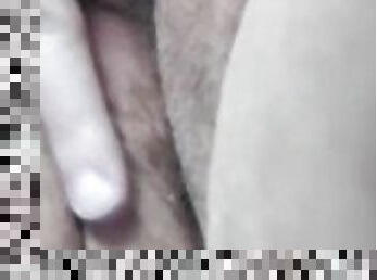 FTM cumming hard after edging-- fucking myself with my dick