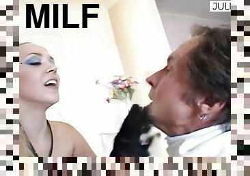 röv, anal, cumshot, milf, blond