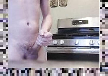 Cumming in the kitchen #2