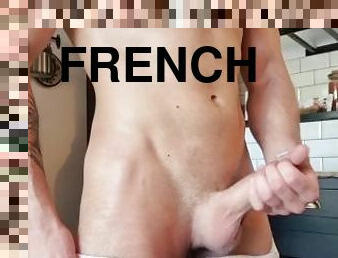 amateur, ejaculation-sur-le-corps, gay, branlette, française, point-de-vue, cuisine, ejaculation, européenne, blonde