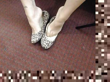Reinforced Toes Pantyhose Shoeplay