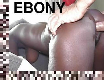 amatør, blowjob, cumshot, ebony, stor-pikk, interracial, tenåring, creampie, svart, stram