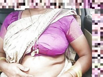 Indian step mom car sex telugu dirty talks part -1