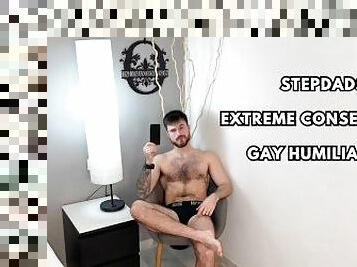 papa, extrême, gay, esclave, fétiche, pappounet, musclé, humiliation, tatouage