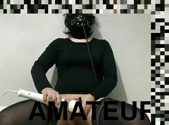 masturbation, amateur, jouet, bdsm, esclave, bâillonnement, bondage, les-yeux-bandés, taquinerie