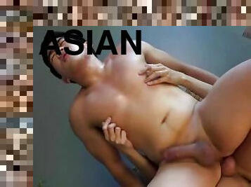 asiatique, fellation, gay, fétiche, minet, bite, dure, sucer