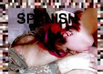 Young spanish bombshell Zoe Nil gets fucked hard on a grave