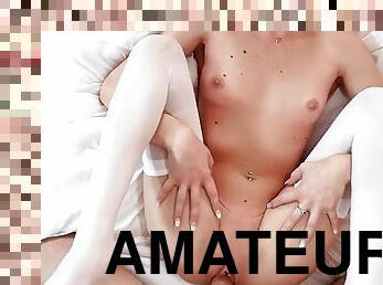 gammal, orgasm, fitta-pussy, amatör, cumshot, tonåring, hardcore, creampie, pov, sprut