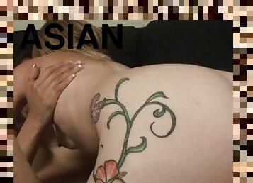 asiatisk, röv, masturbation, gammal, orgasm, fitta-pussy, kvinnligt-sprut, lesbisk, tonåring, blond