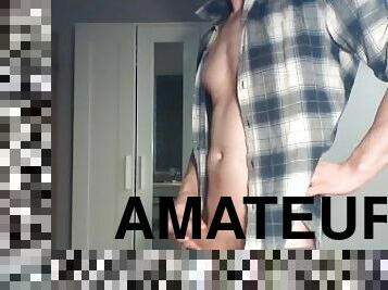 masturbation, amatör, cumshot, avrunkning, ung18, webbkamera, ensam, kuk