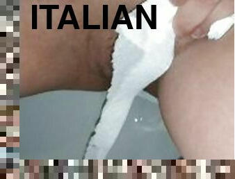 pissande, fitta-pussy, amatör, brudar, milf, mamma, par, mor, italiensk, ensam