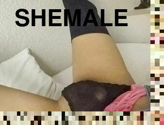 shemale, latina, handjob, transeksuell, fetisj, virkelig