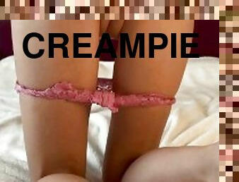 Tiny Pussy Creampie -More On My Onlyfans