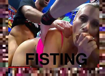 fisting, tissende, sprøjte, anal, kæmpestor-pik, milf, tysk, gruppesex, fingering, synsvinkel