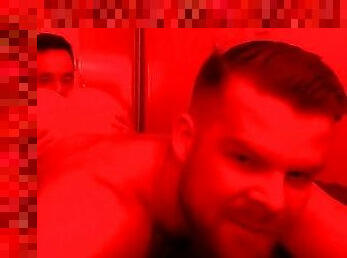 Meet me in the red room - Gabe Woods and Sam Brownell fuck in red