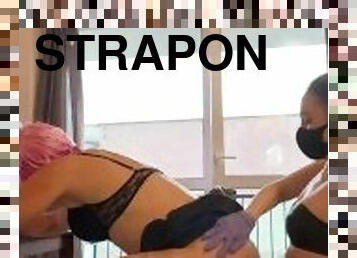 strap-on, anal, bdsm, slav, slyna, bitch, bondage, dominans, femdom