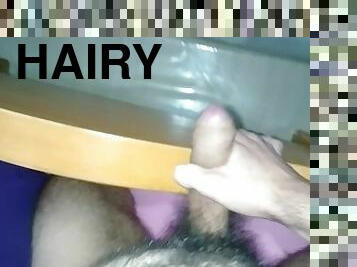bear humping his long fat dick / hairy pubes