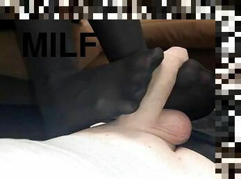 onani, stor-pikk, milf, bdsm, slave, føtter, runking, cum, fetisj, footjob