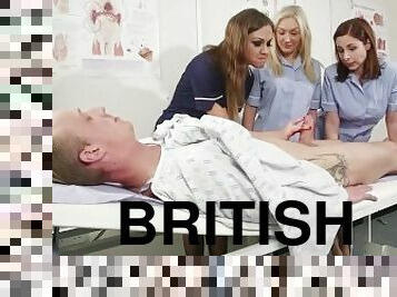 British cfnm nurses sucking their submissive patient