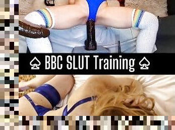 How I became a Hotwife QOS Slut  - Before & After - Split Screen PMV /  BBC Trainer