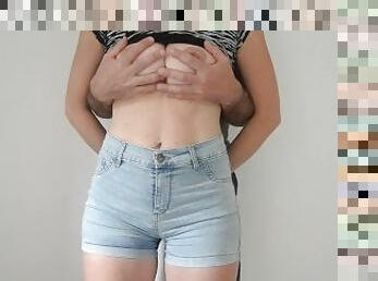 culi, tettone, amatoriali, ragazze-giovani, strette, feticci, jeans, scene-di-sesso-con-vestiti, reali