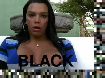 transexual, negra-ebony, latino, transexual-tranny, negra, cabalgando