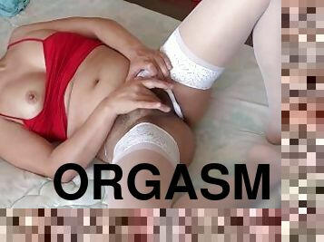 hårig, masturbation, orgasm, fitta-pussy, fru, amatör, mogen, milf, latinska, samling