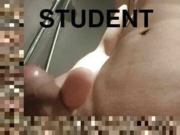 asiatisk, bad, masturbation, student, amatör, gigantisk-kuk, tonåring, gay, college, dusch