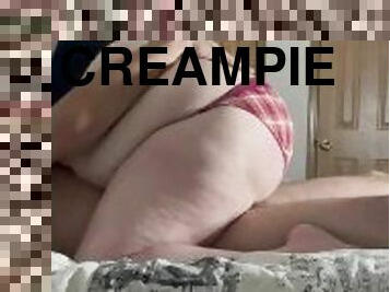 BBW rides to a HOTT CREAMPIE!