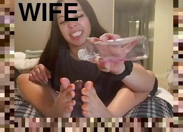 Latina Wifey Footjob @Sweetiestoes