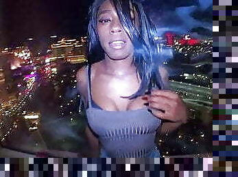 SEX WITH MY EBONY STEPSISTER WITH A VIEW OF VEGAS 