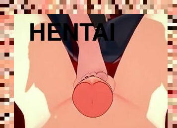 amatör, fötter, pov, anime, hentai