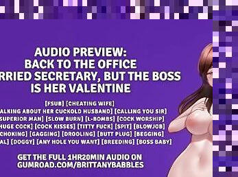 Audio Preview: Back to the Office - Married Secretary, but the Boss is Her Valentine