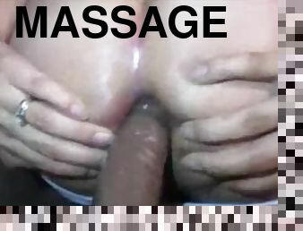 orgasmo, squirting, arnés, esposa, anal, masaje, primera-vez, prieto, consolador, amante