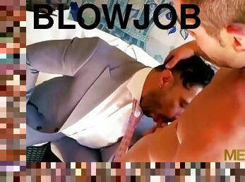 MENATPLAY Athletic Ricky Blue Anal Fucks Businessman In Suit