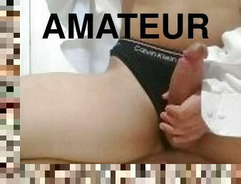 masturbation, amateur, ejaculation-sur-le-corps, gay, branlette, pieds, ejaculation, solo, bisexuels, minet