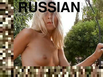 masturbacja, rosyjskie, blondynka, słodkie