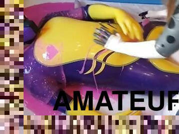 amateur, follando-fucking, látex, condón