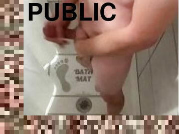 Public Shower Jerk Off PT1