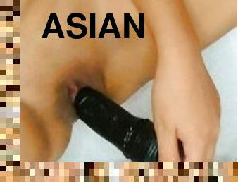 asiatisk, storatuttar, fitta-pussy, latinska, slyna, tight, dildo, tuttar, vått