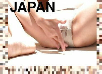 asiatique, masturbation, orgasme, pisser, giclée, amateur, maison, japonais, culotte, méchant