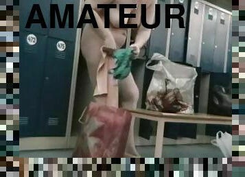 amateur, cam, voyeur, caché, elle-se-déshabille