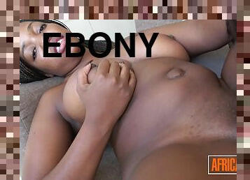Eating Ebony Pussy While Husband Is Out